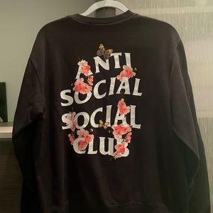 Anti Social Social Club Kkoch Flower Sweatshirt